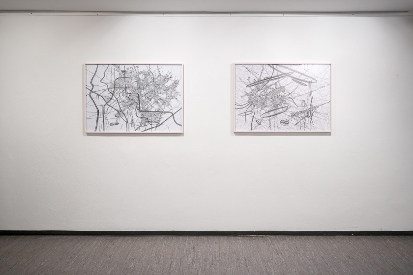 Einzelausstellung von Renata Jaworska im Rahmen der 5. Biennale der Zeichnung in Nürnberg, 2019
